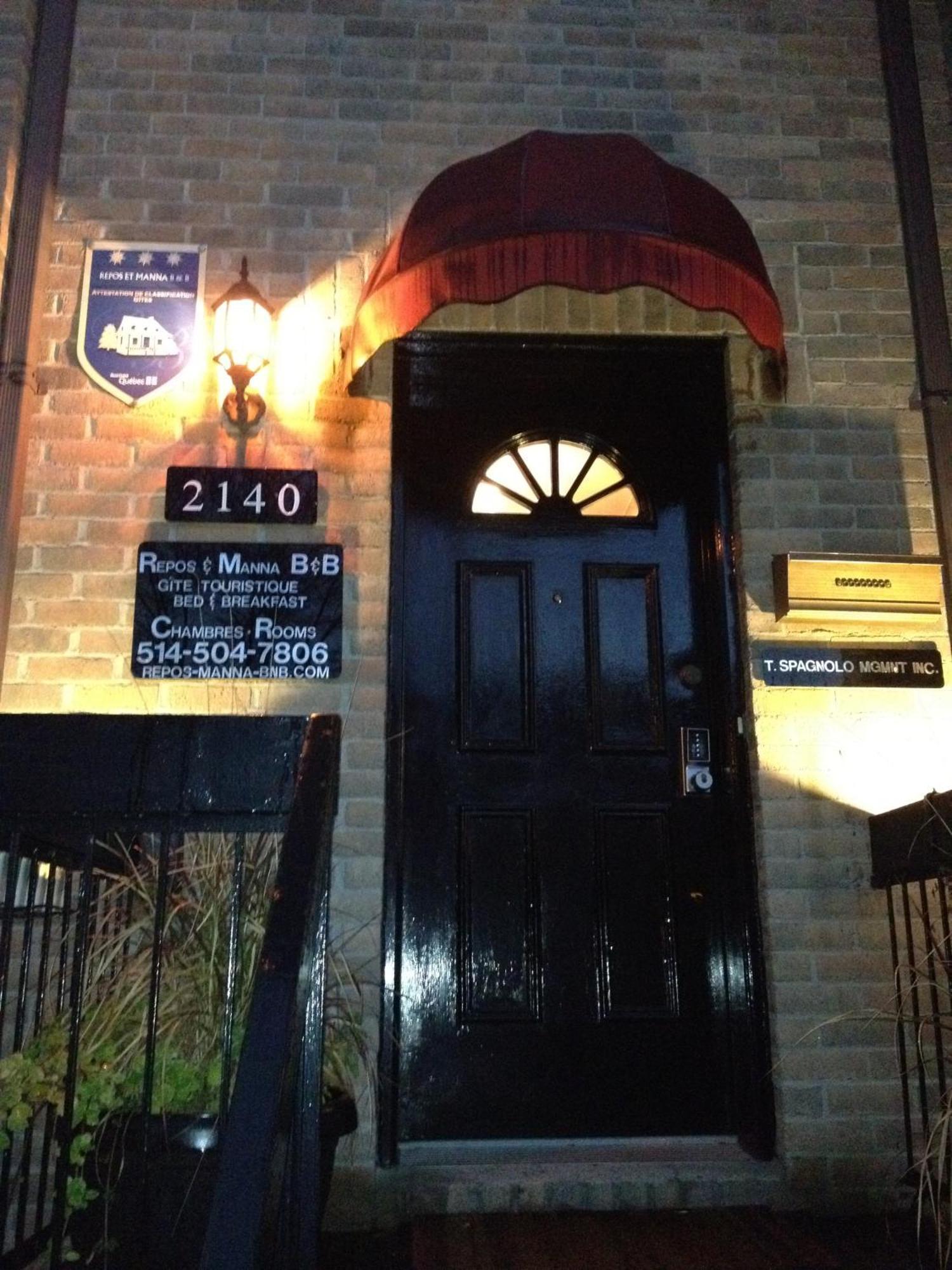 Bed and Breakfast Repos & Manna Downtown Montreal Zewnętrze zdjęcie