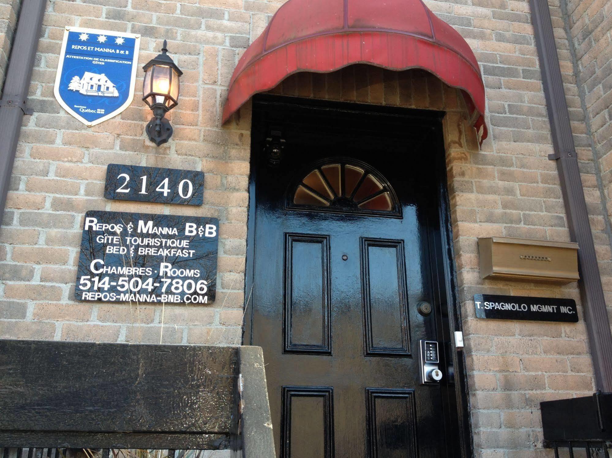 Bed and Breakfast Repos & Manna Downtown Montreal Zewnętrze zdjęcie
